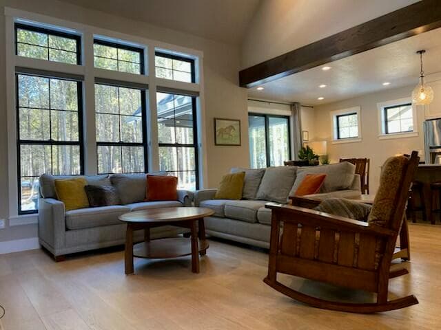 Light and bright two-story great room