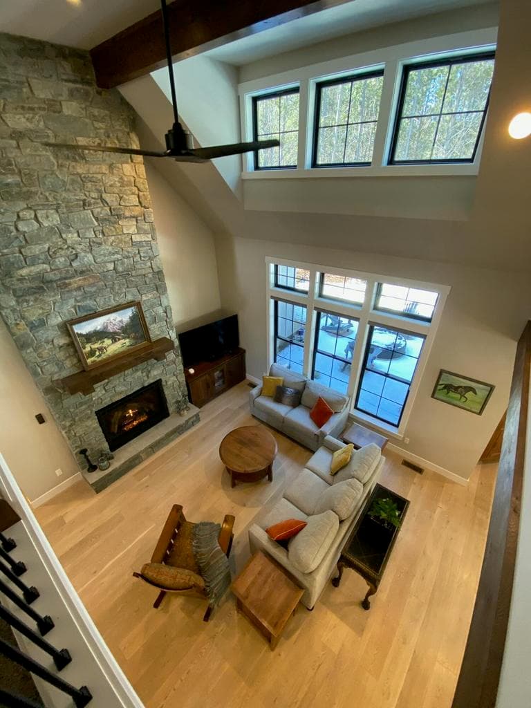Two-story Great Room with tons of natural light