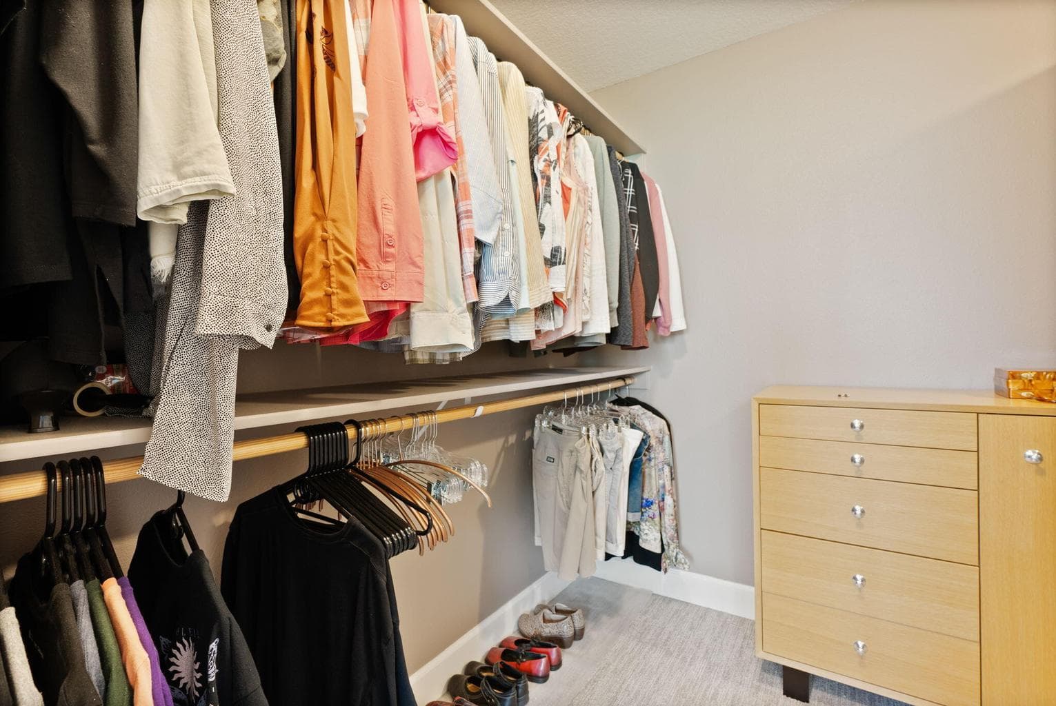 Primary closet