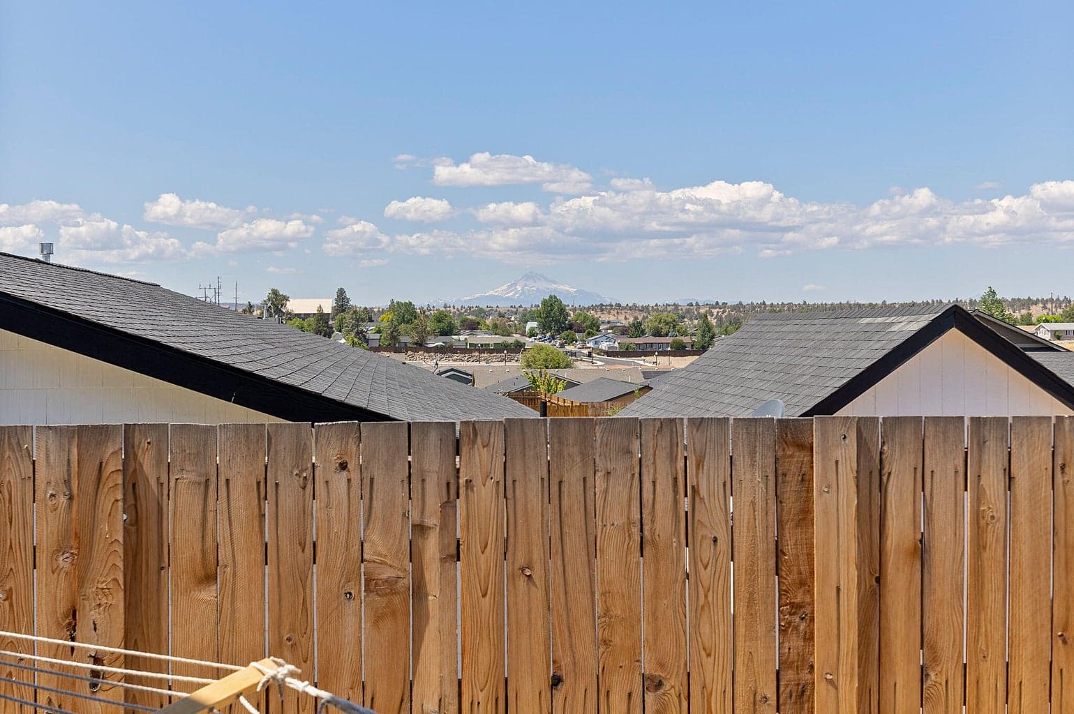 View from back covered Patio