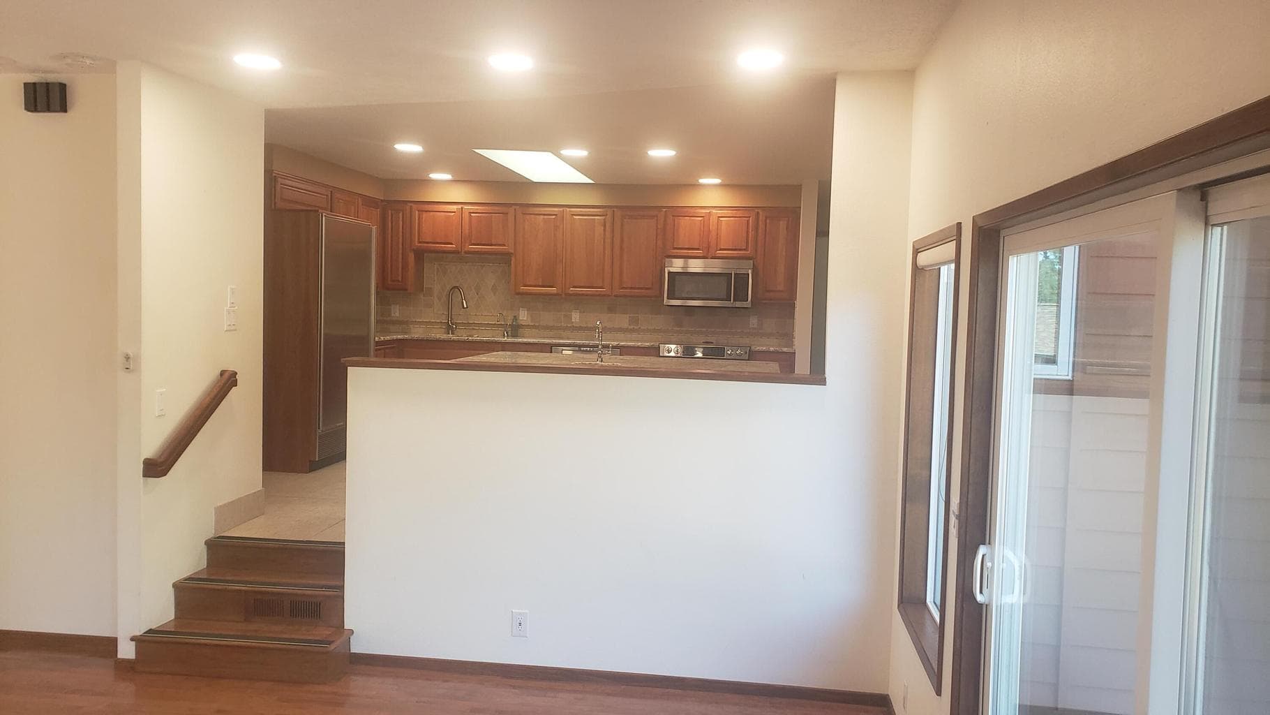 View from the family looking to the kitchen