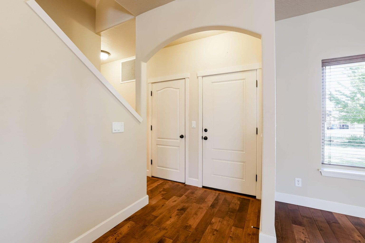 Front door from inside