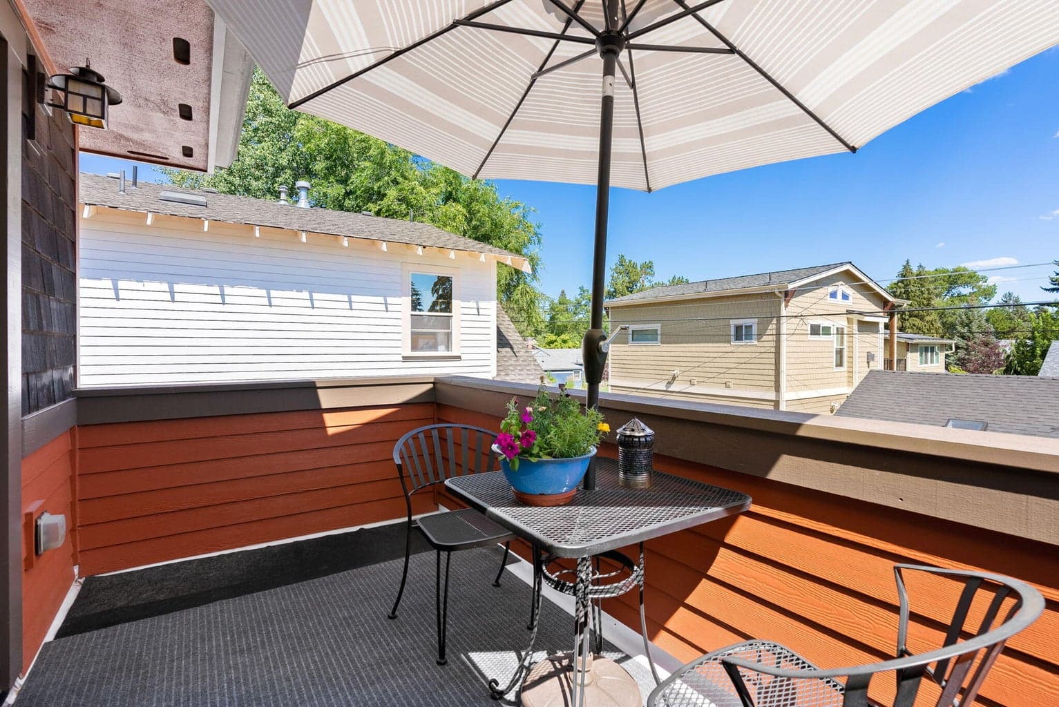Primary bedroom balcony