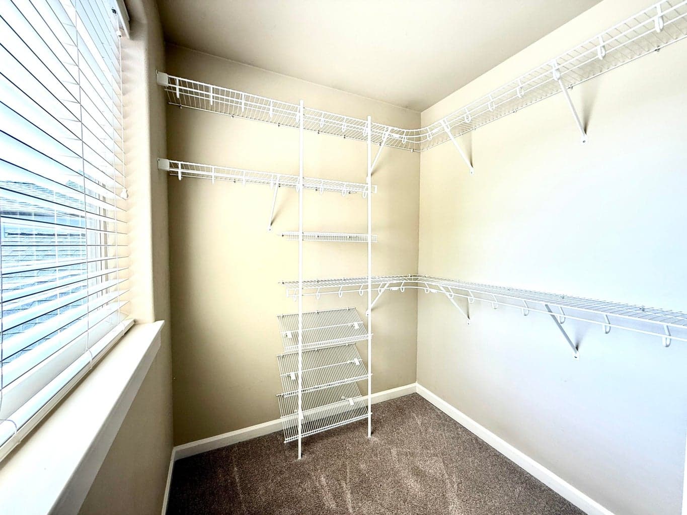 Primary walk-in closet