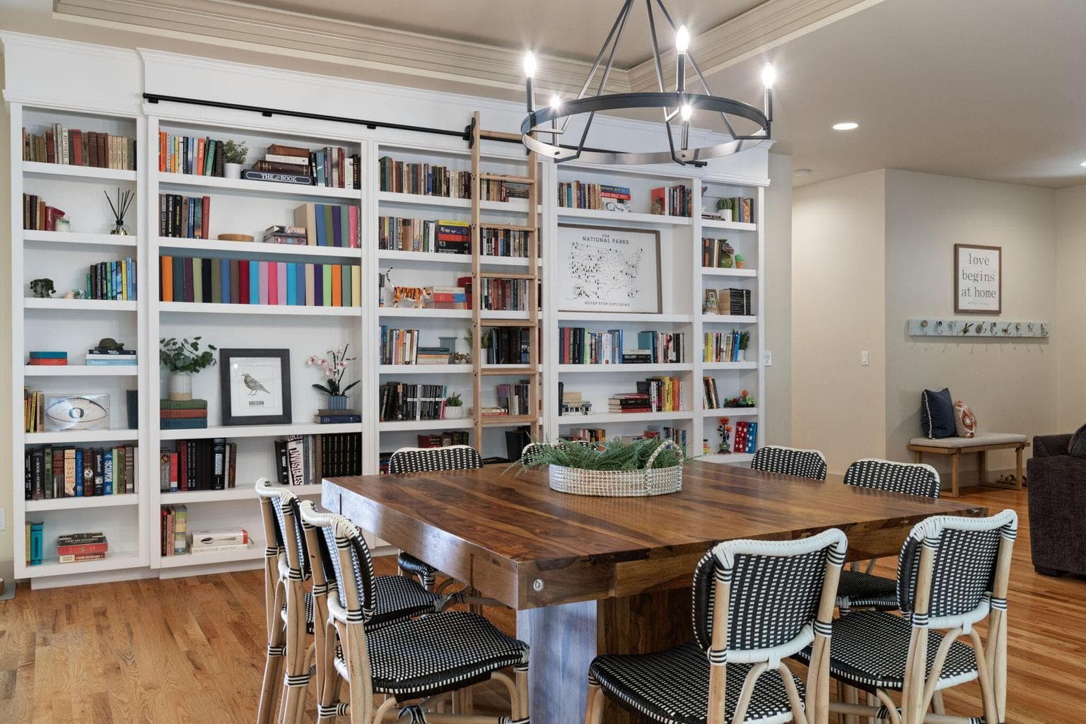 Custom Book Case With Hidden Door