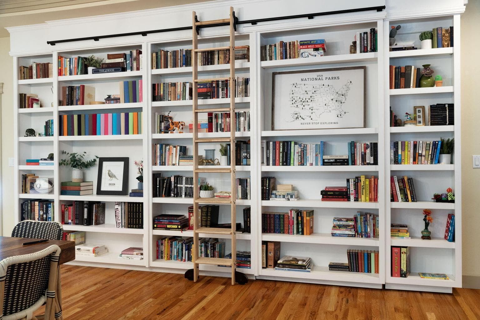 Custom Book Case With Hidden Door