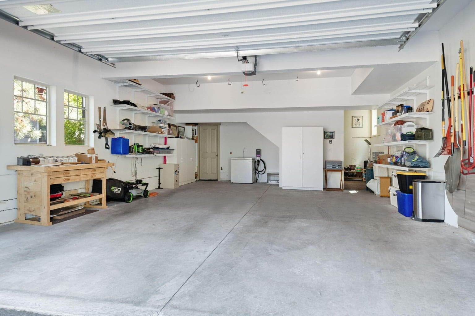 Extended Garage with EV Charger