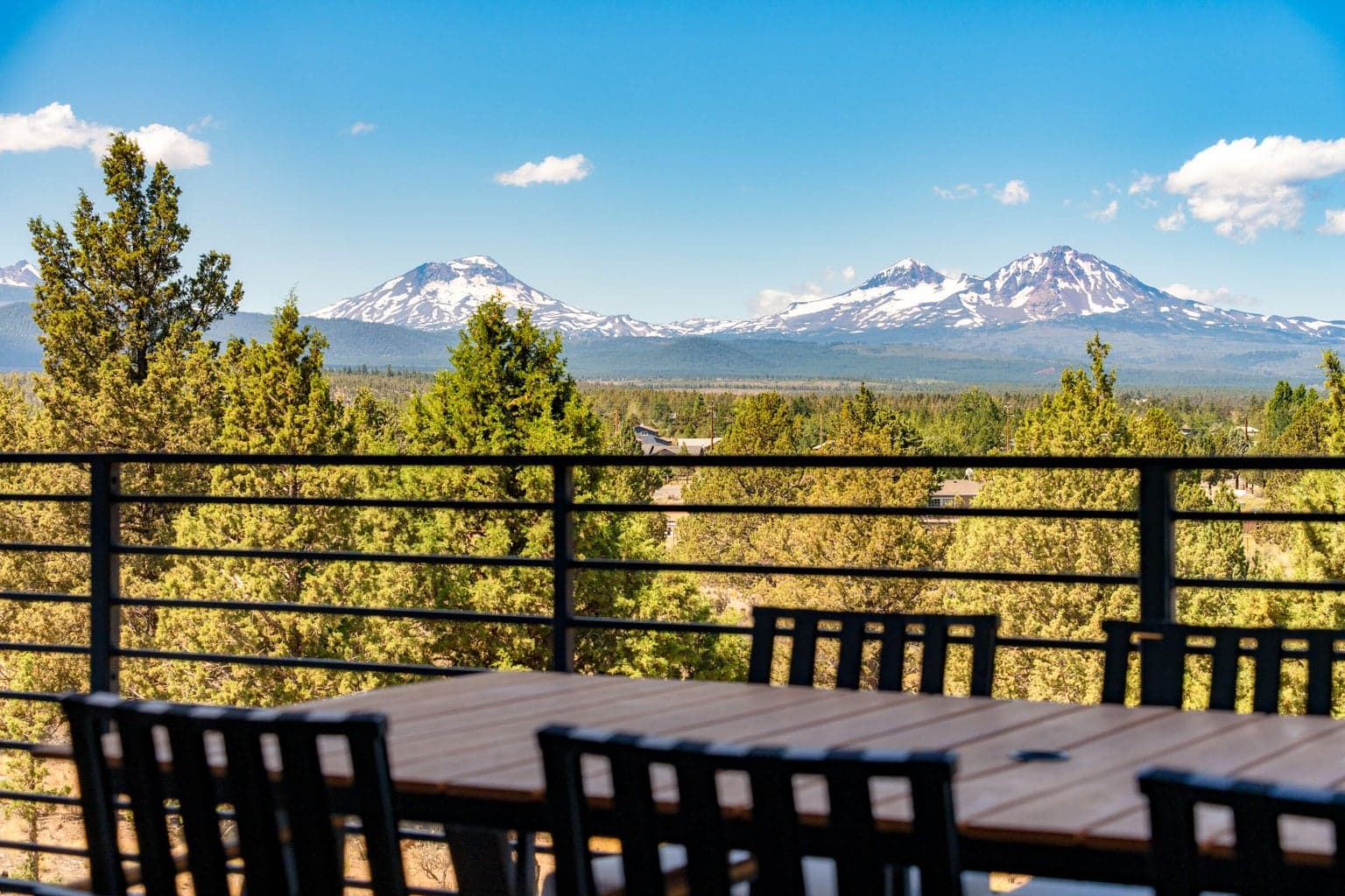 Amazing living and views from the deck