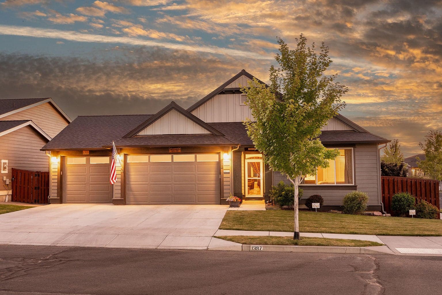 Beautiful, spacious single level with two primary suites.