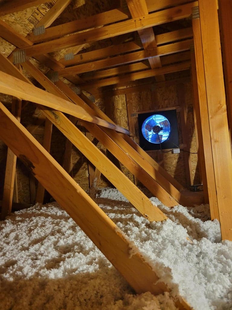 Attic fan enhancement