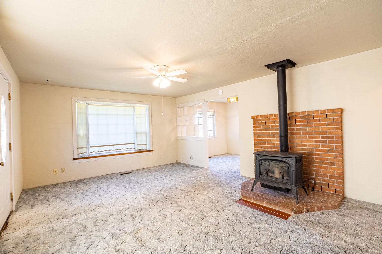 Living room looking toward dining room