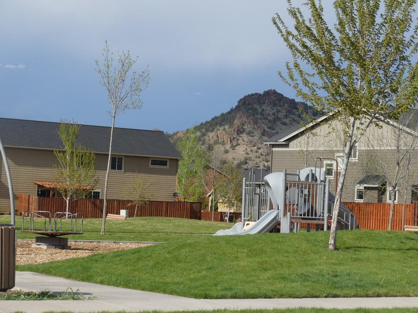 Ochoco Pointe community park with children's play area.
