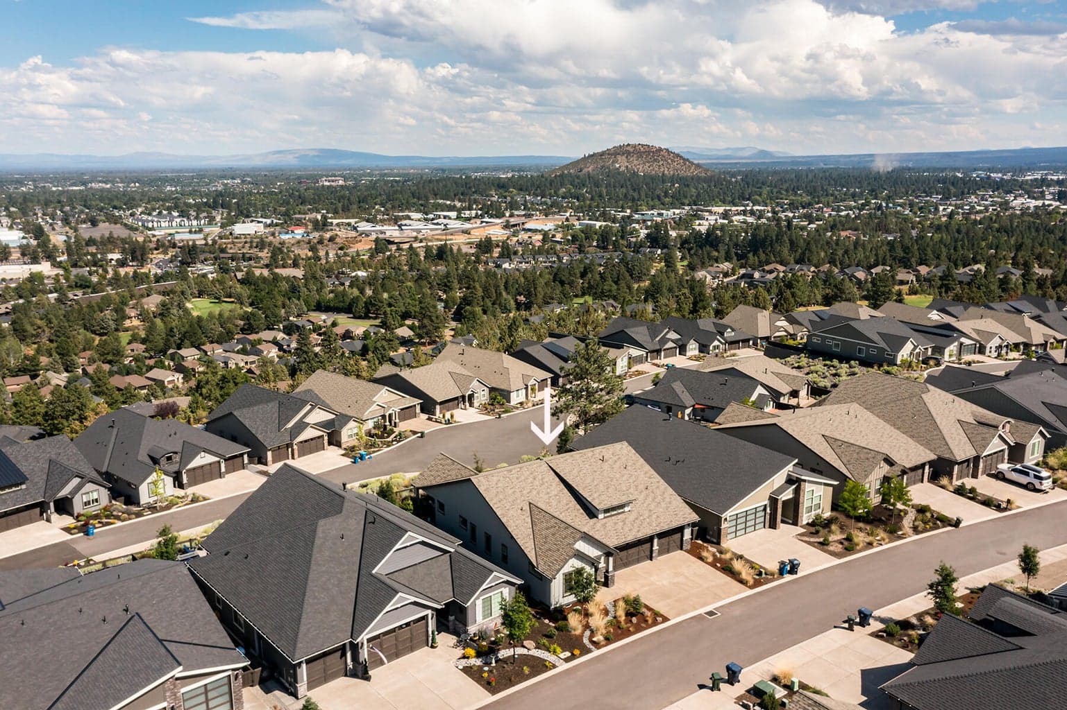 Ariel view of 3048 NW Hidden Ridge Drive Bend, OR 97703
