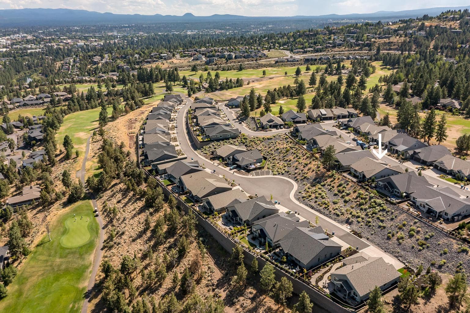 Ariel view of 3048 NW Hidden Ridge Drive Bend, OR 97703