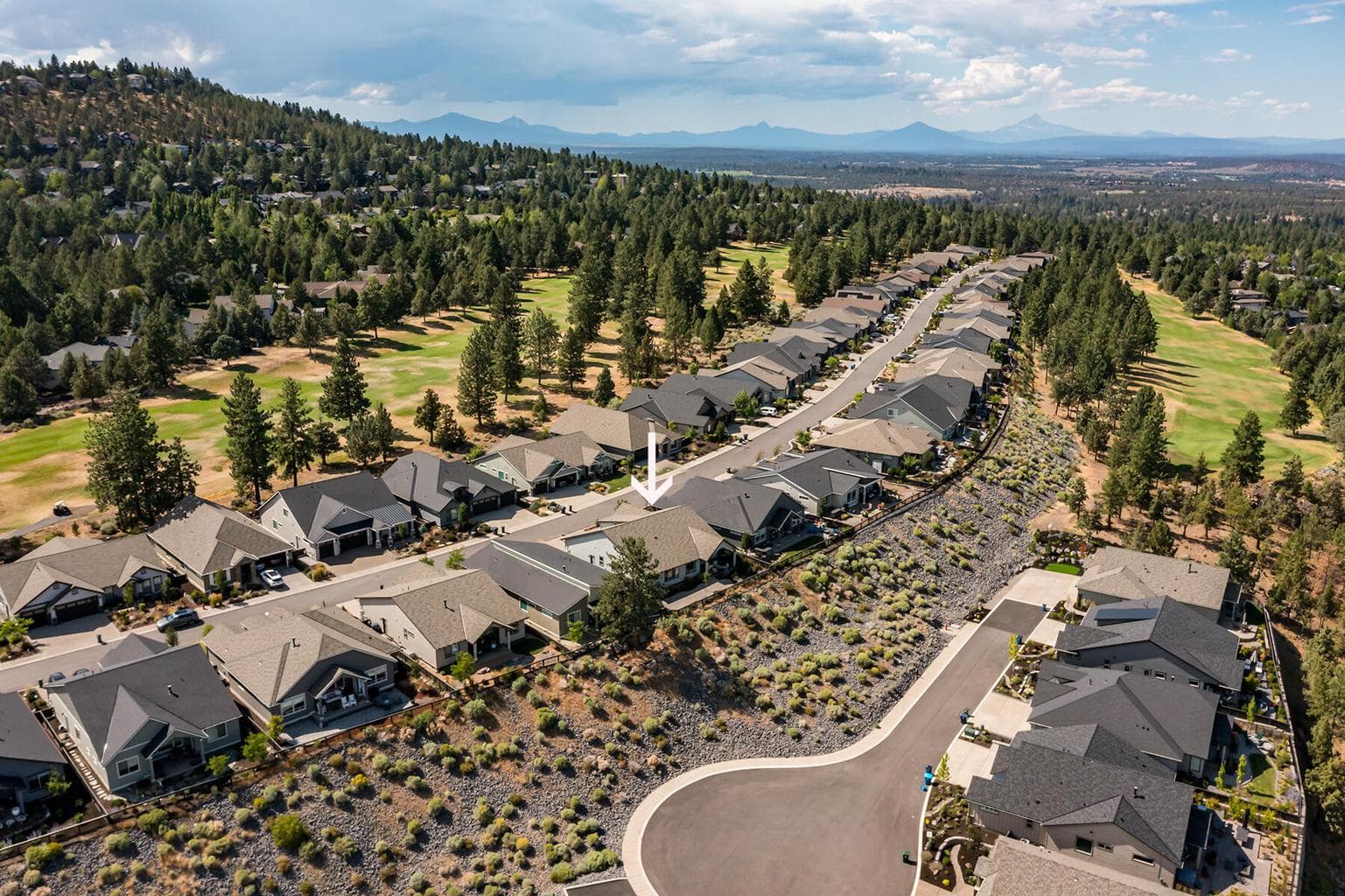 Ariel view of 3048 NW Hidden Ridge Drive Bend, OR 97703