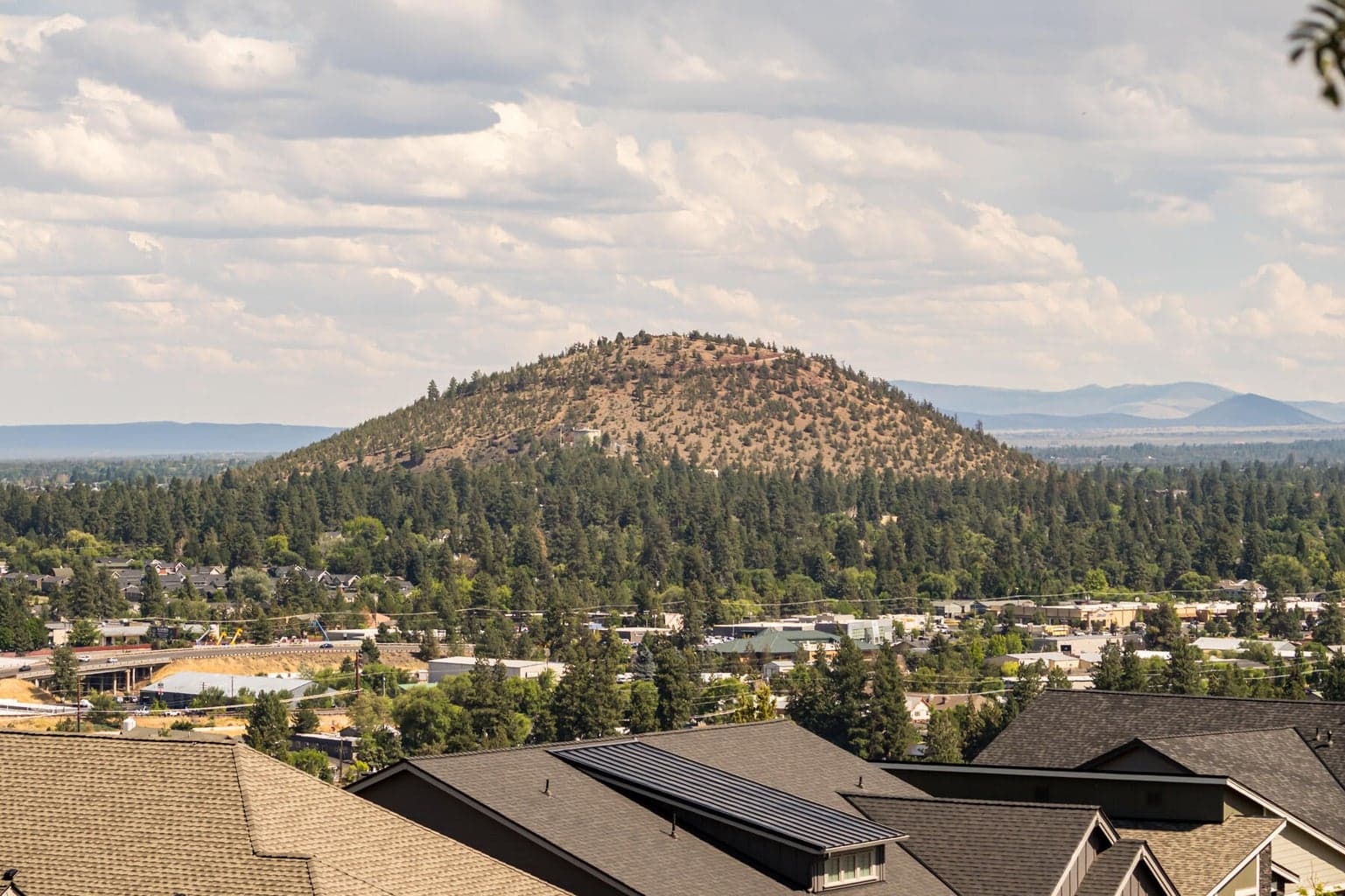 Perfect view of Pilot Butte in Bend, OR