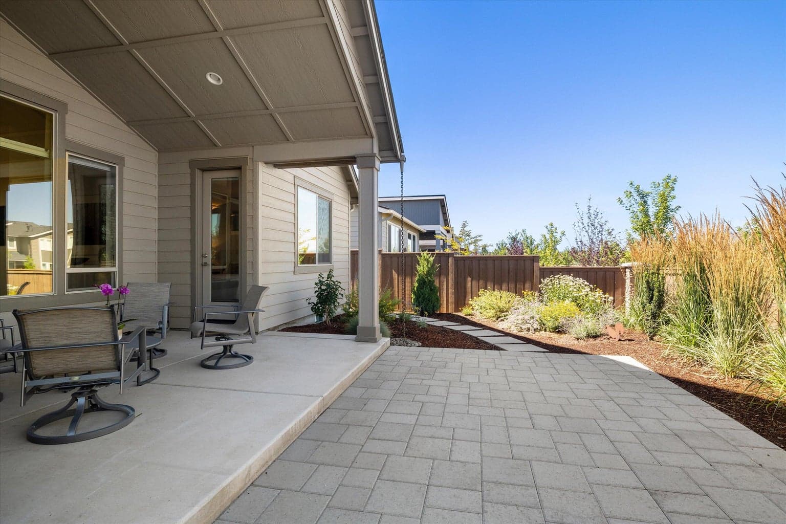covered patio Enjoy the sunsets