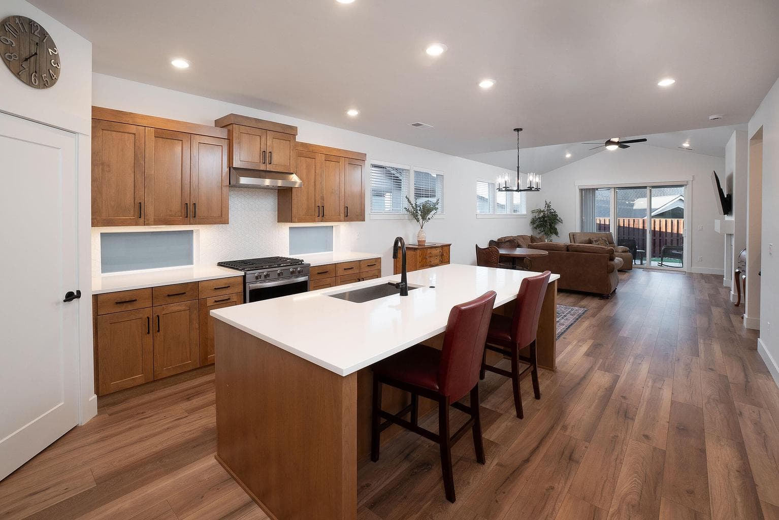 Kitchen to greatroom view