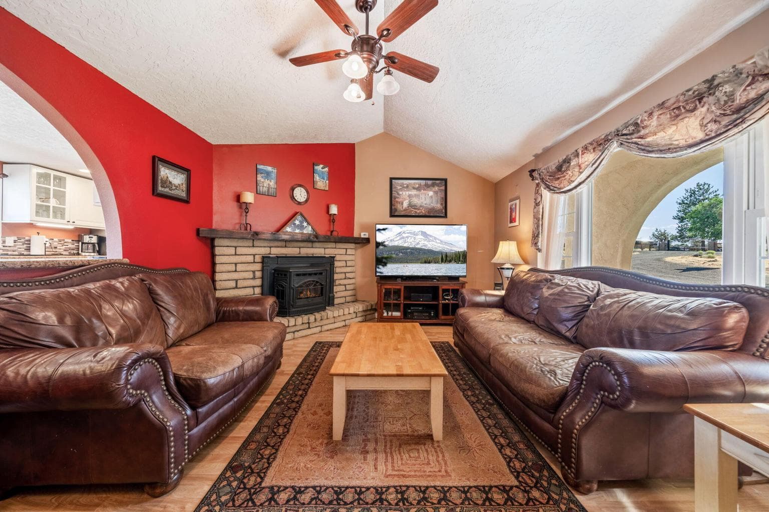 Sunken living room