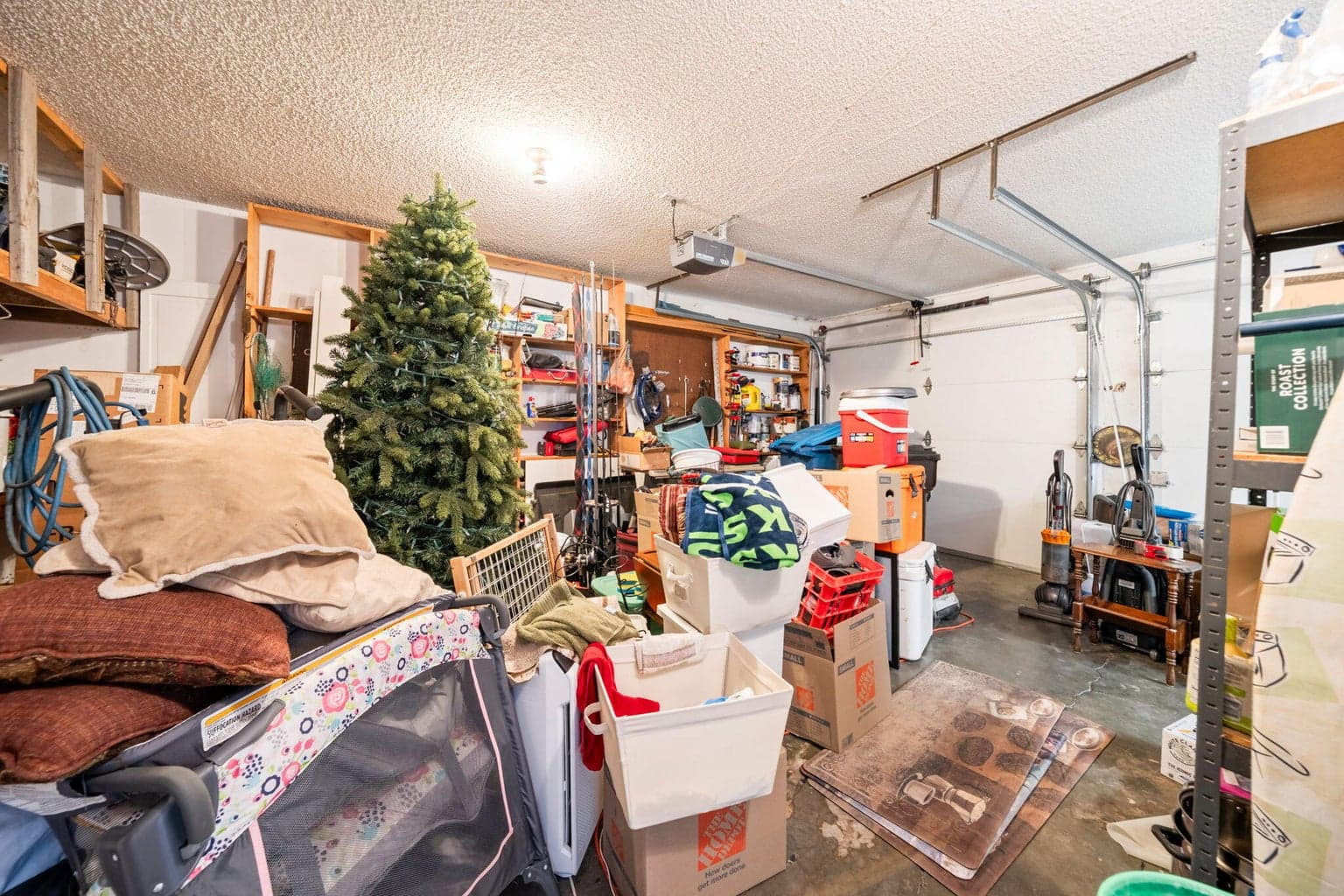 One car plus storage attached garage