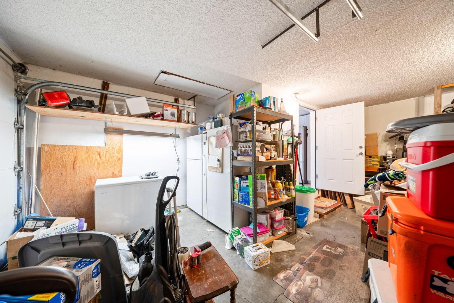 One car plus storage attached garage