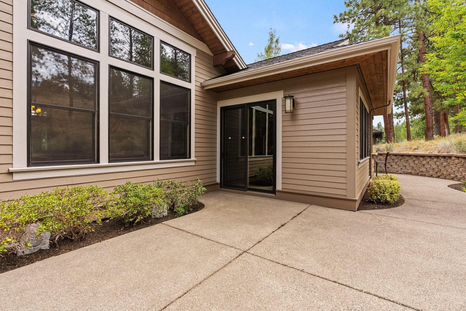 Backyard patio