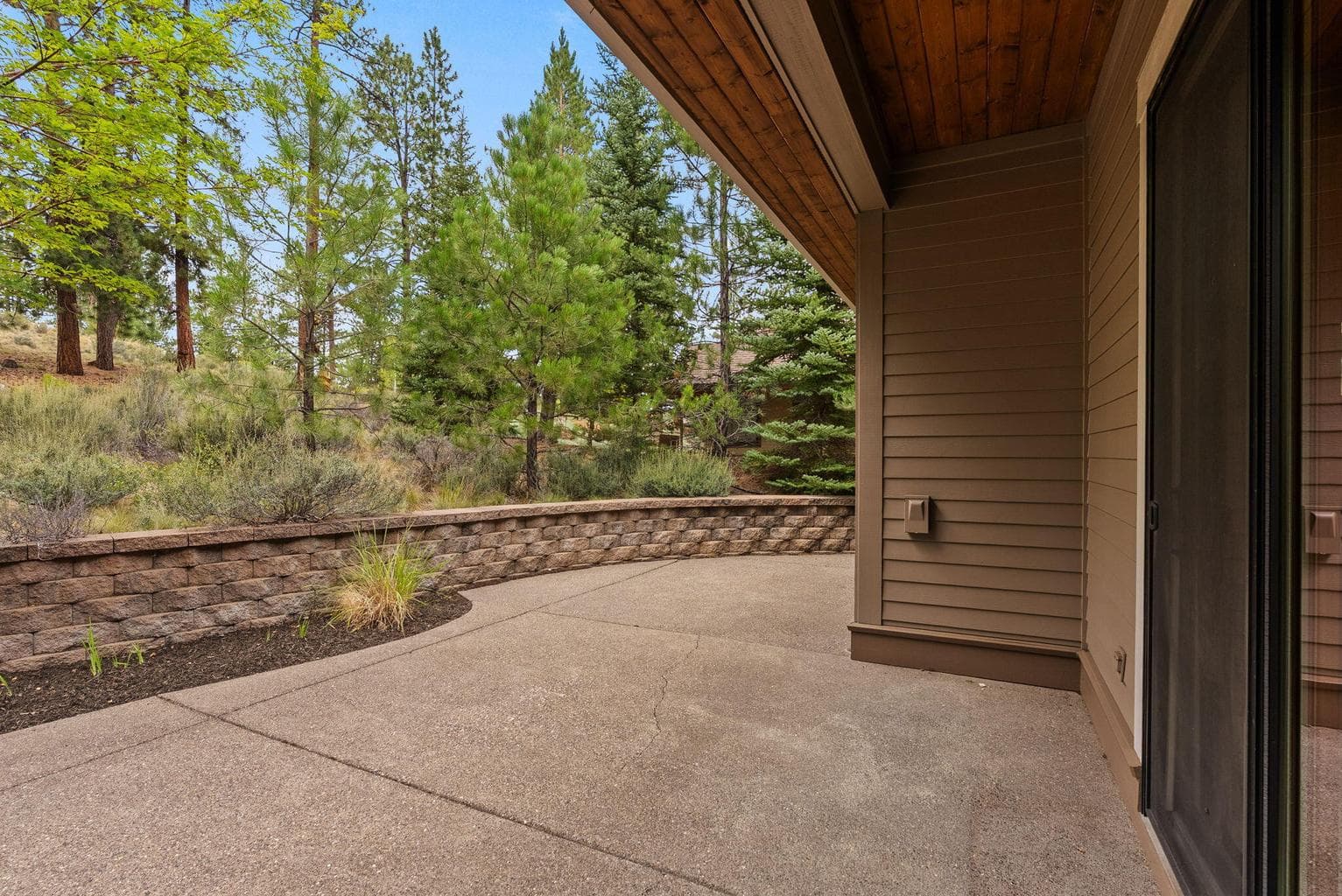 Backyard patio