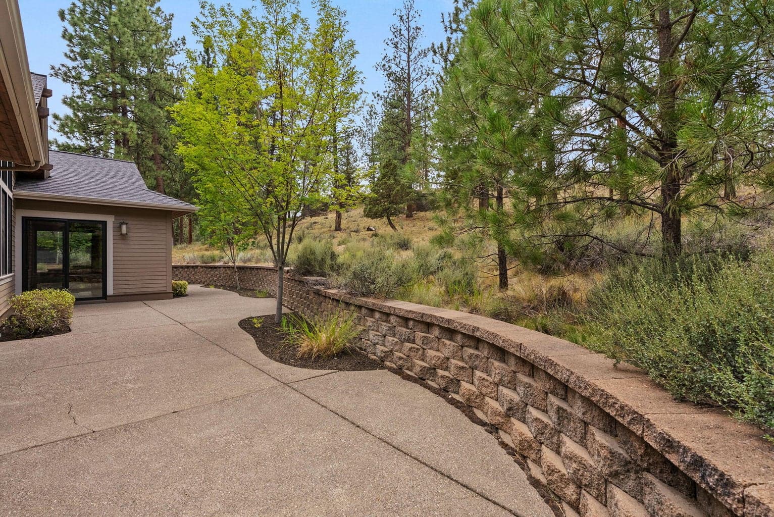 Backyard patio