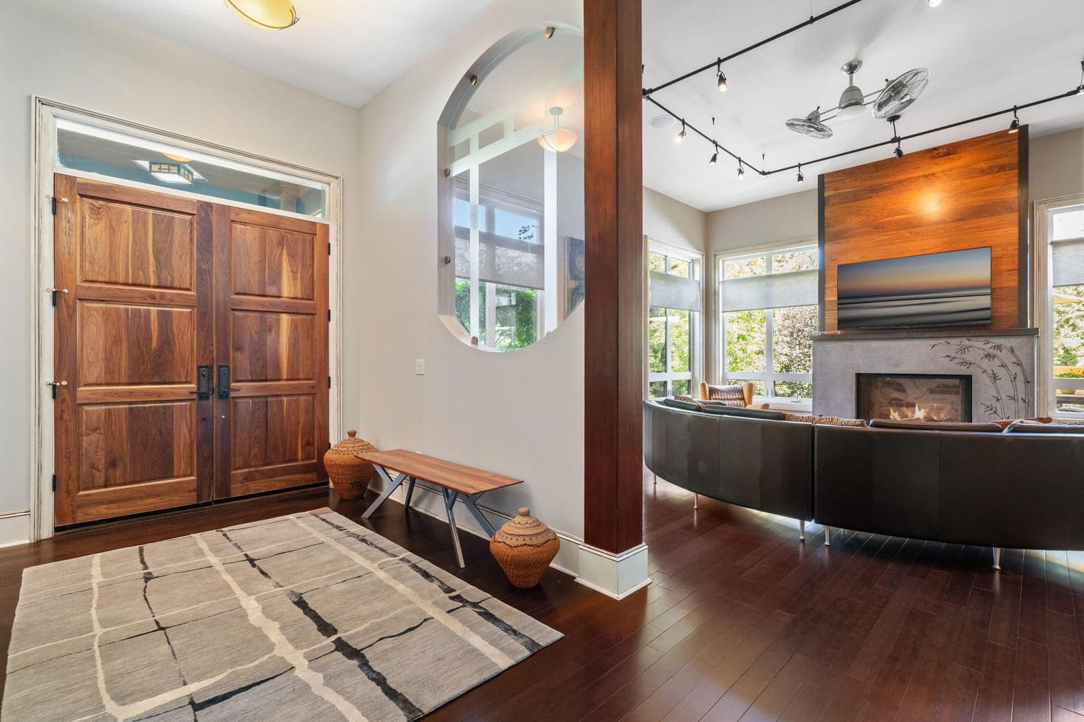 Entrance and Living Area