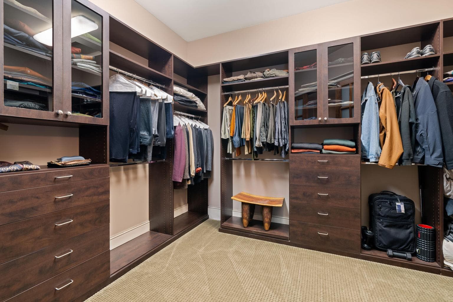 Organized Primary Closet