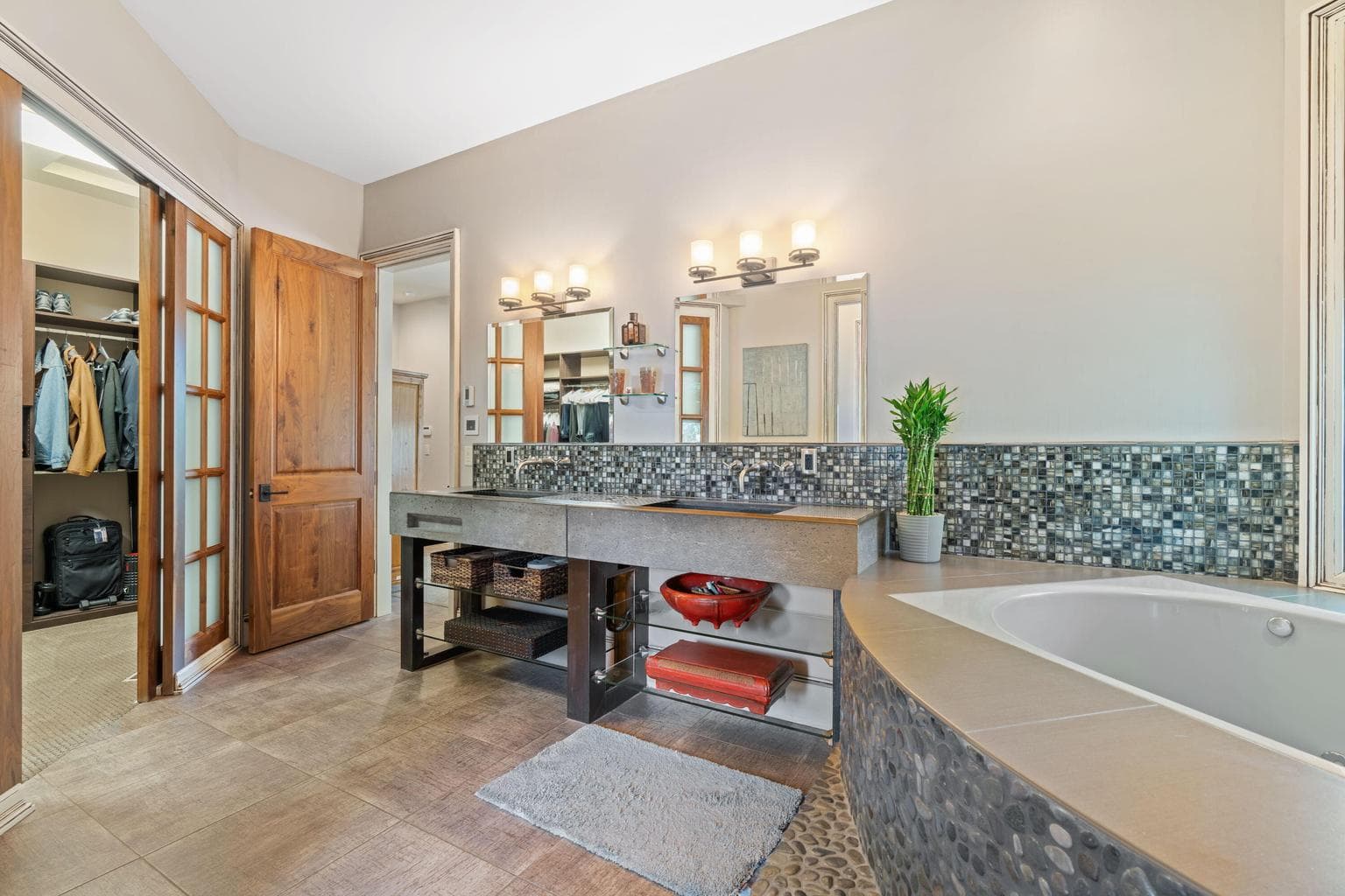 Primary Bath and Closet
