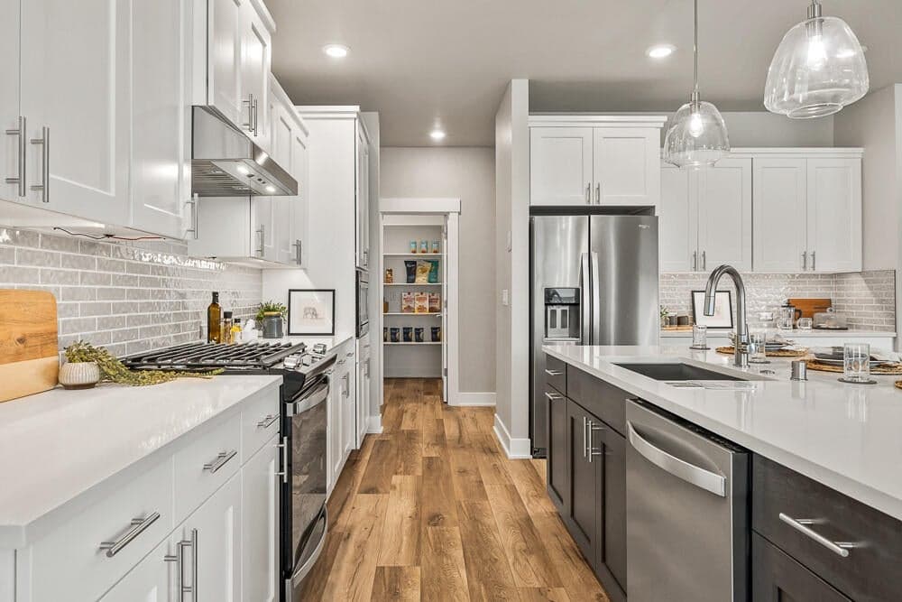 Home is virtually staged. Ask about our design options.