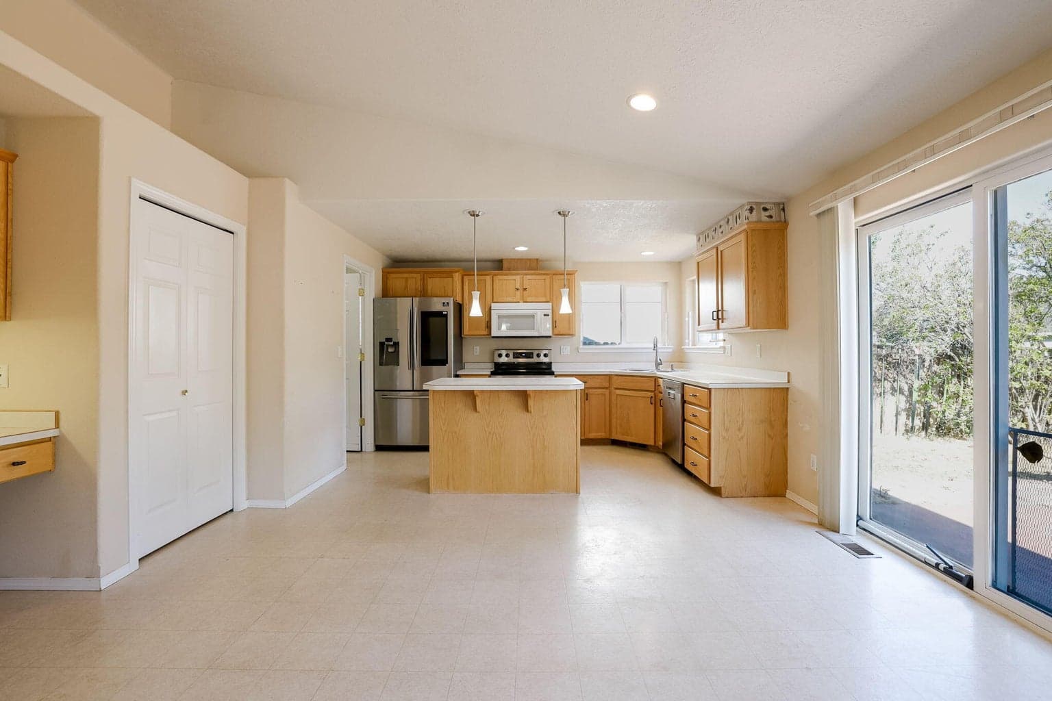 Kitchen, dining