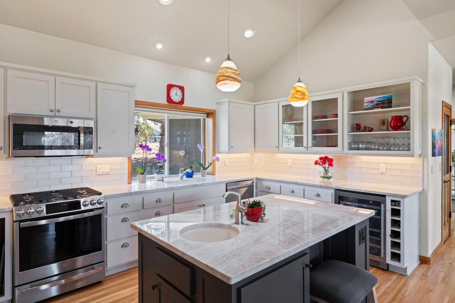 Remodeled Kitchen with beautiful finishes