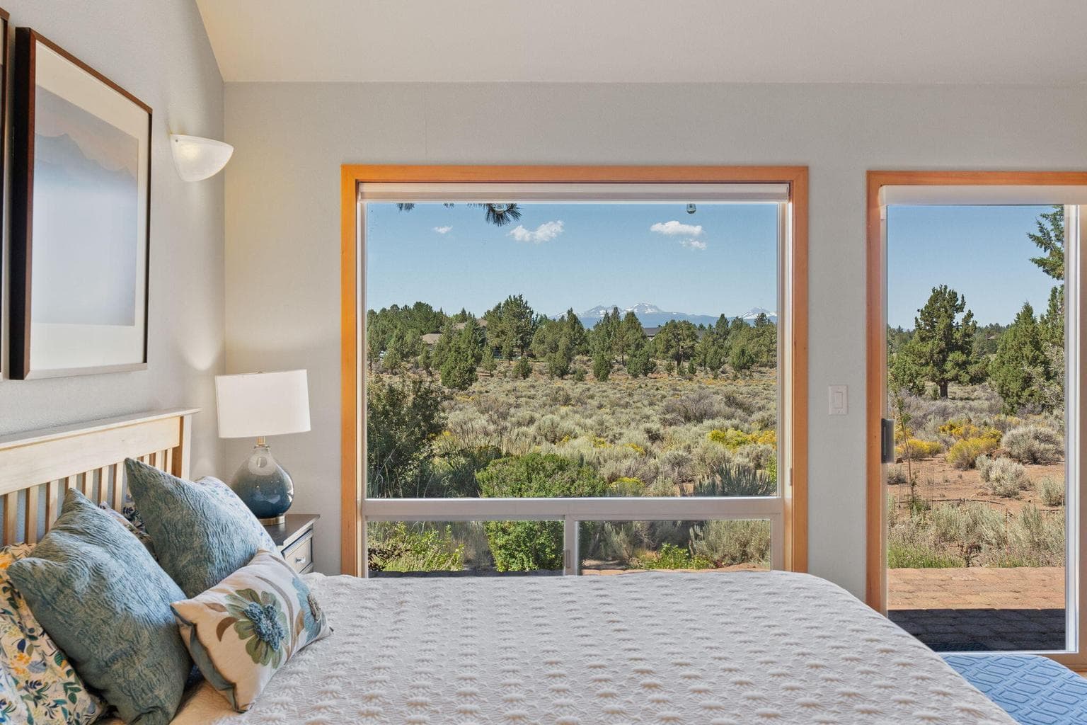 Wake up to mountain views