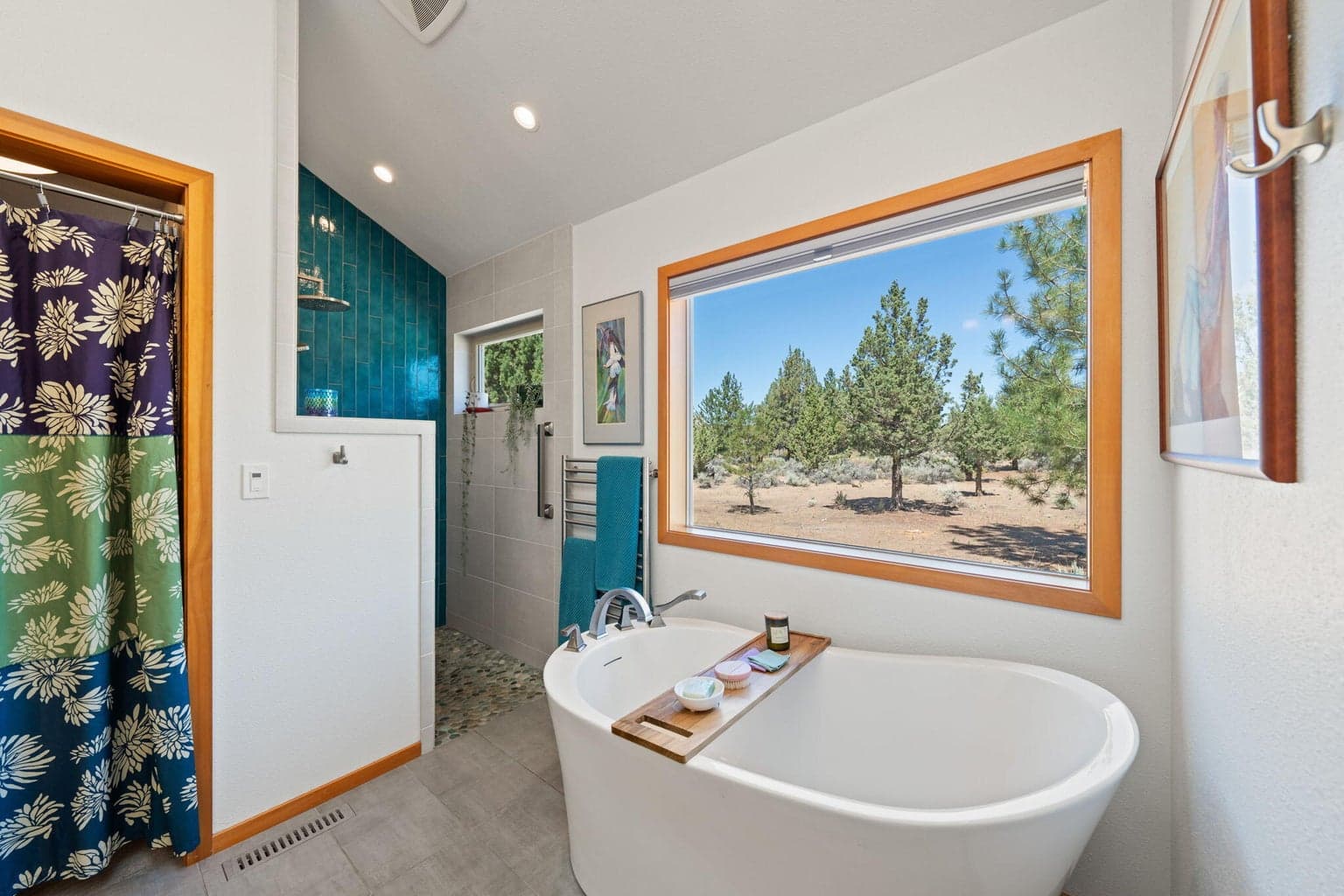 Primary bathroom updated in 2020