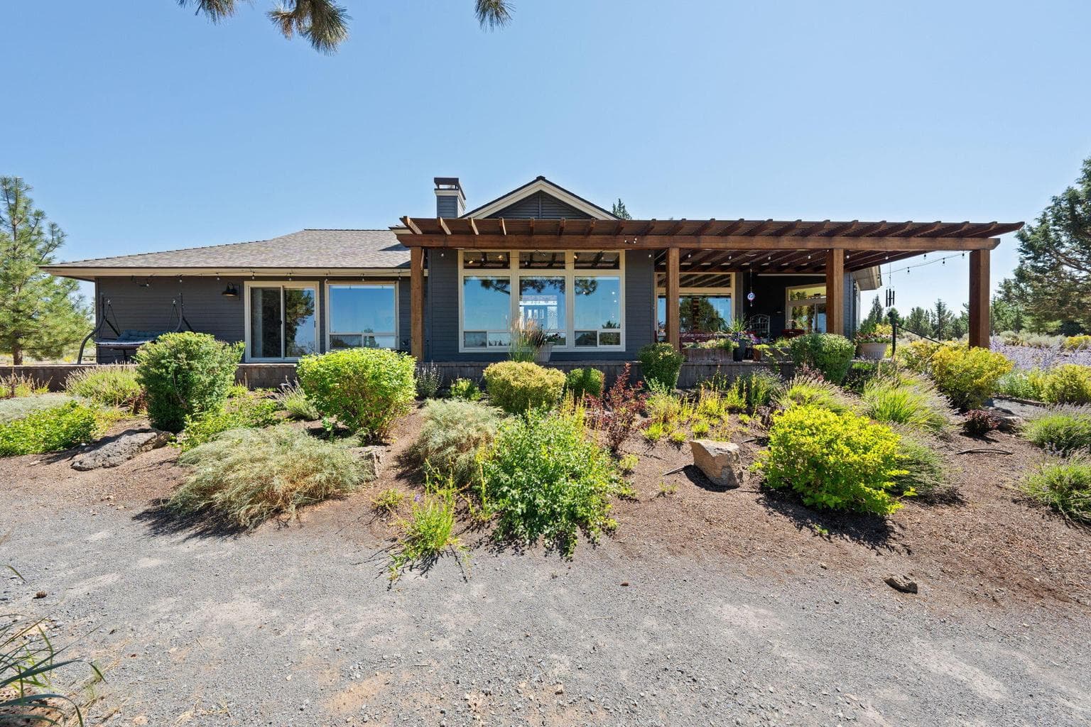 Enjoy the outdoors from the entire back side of the home