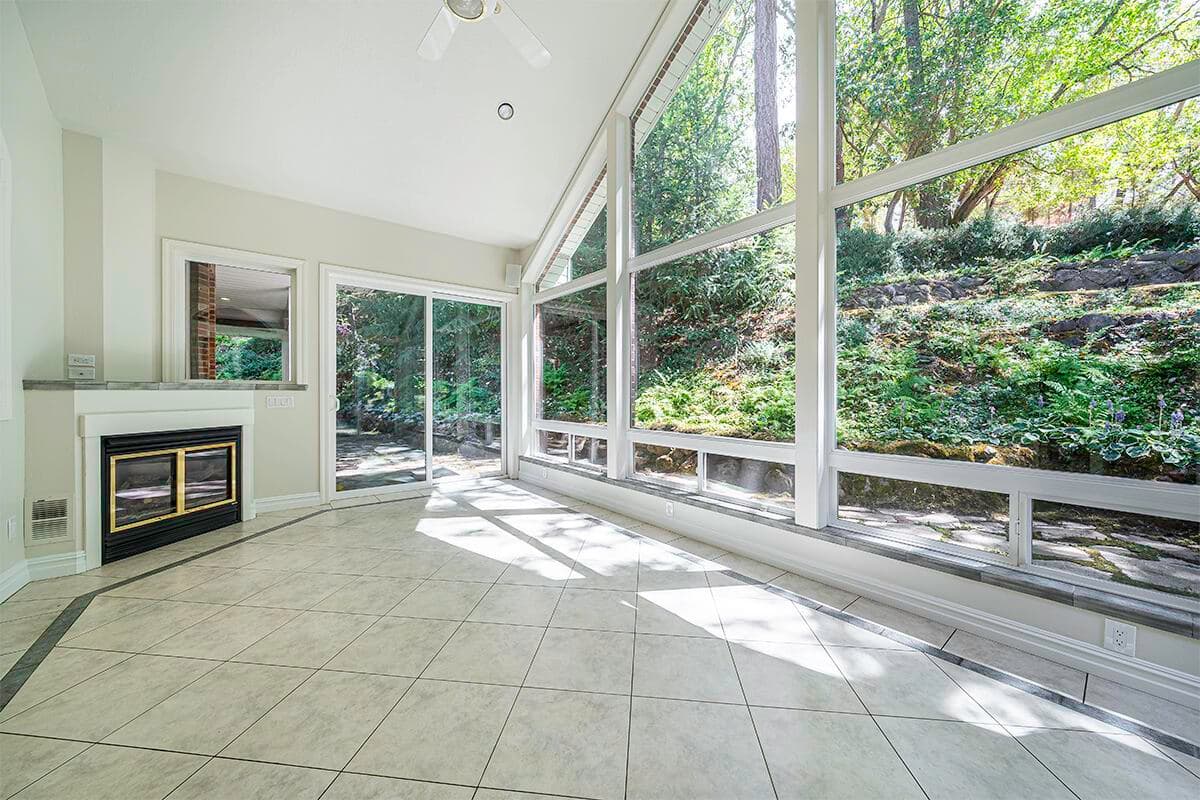 Main level sunroom
