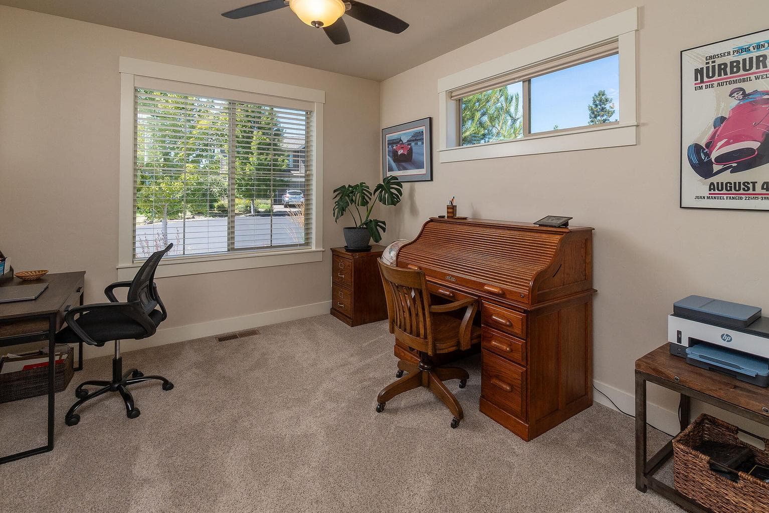 secondary bedroom currently used as office