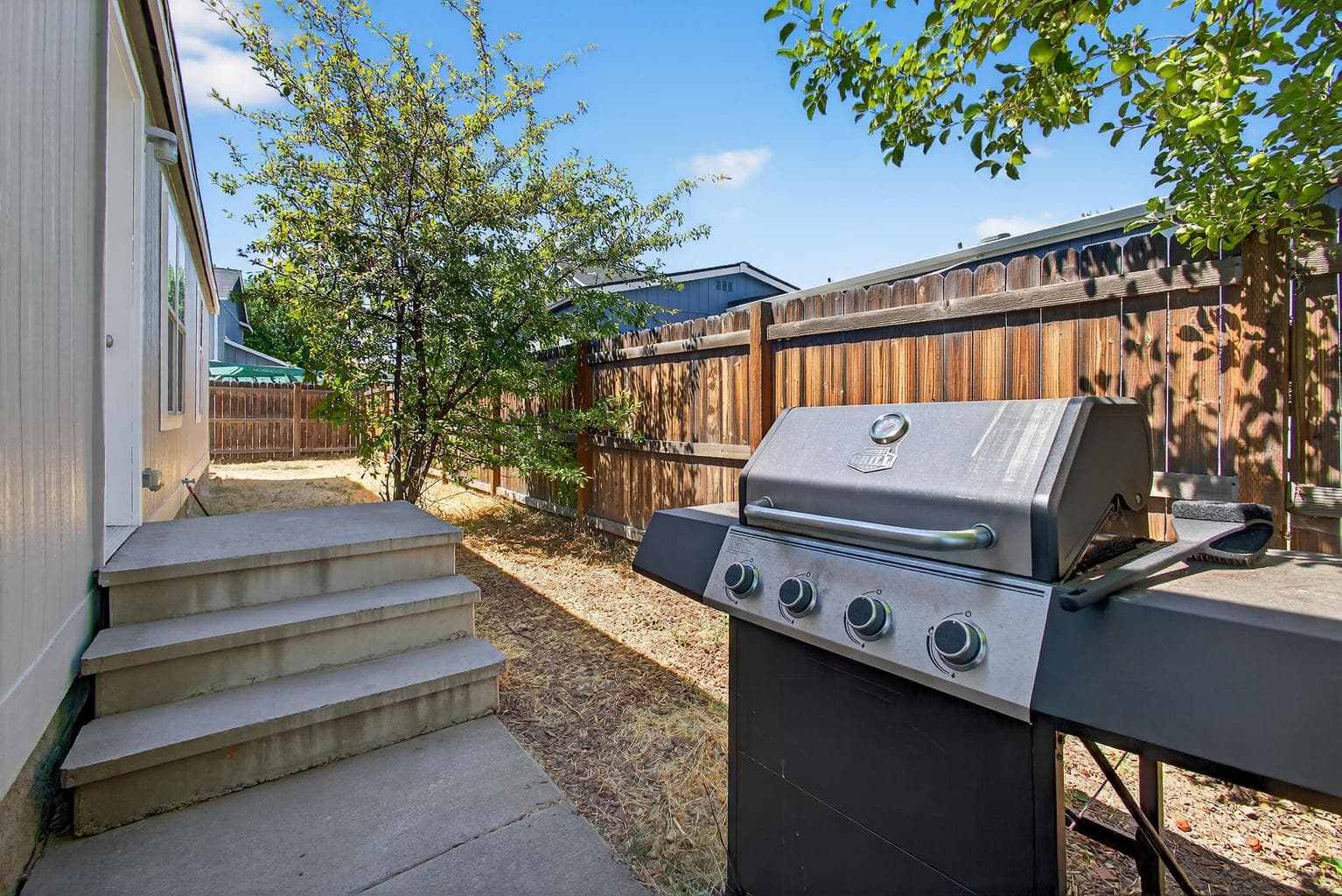 Exterior patio off of Kitchen