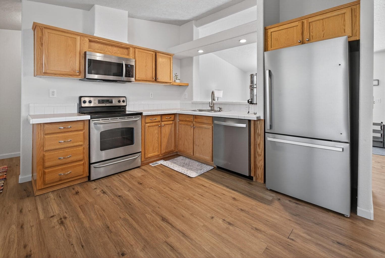 Bright and open kitchen
