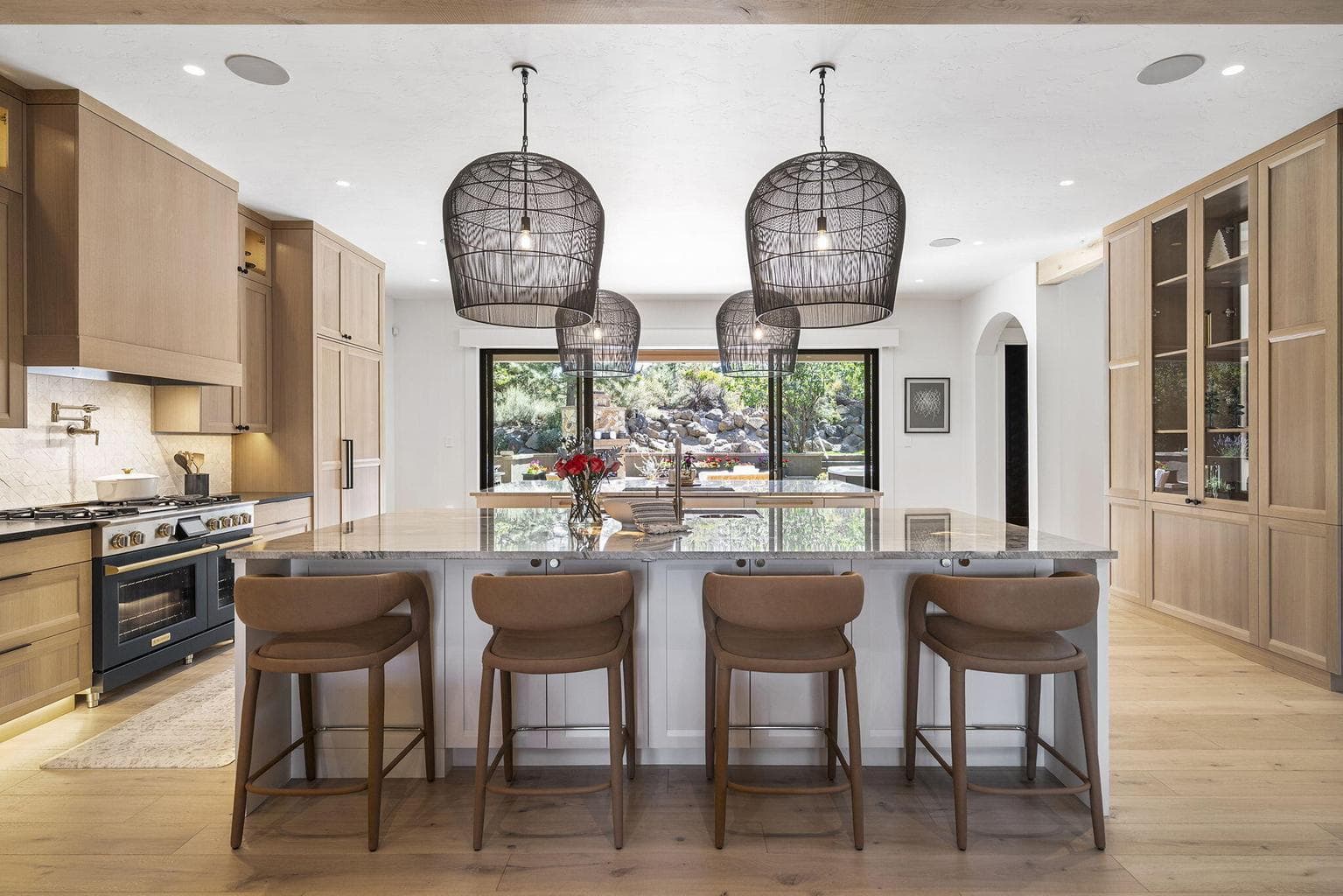 Statement light fixtures around every corner