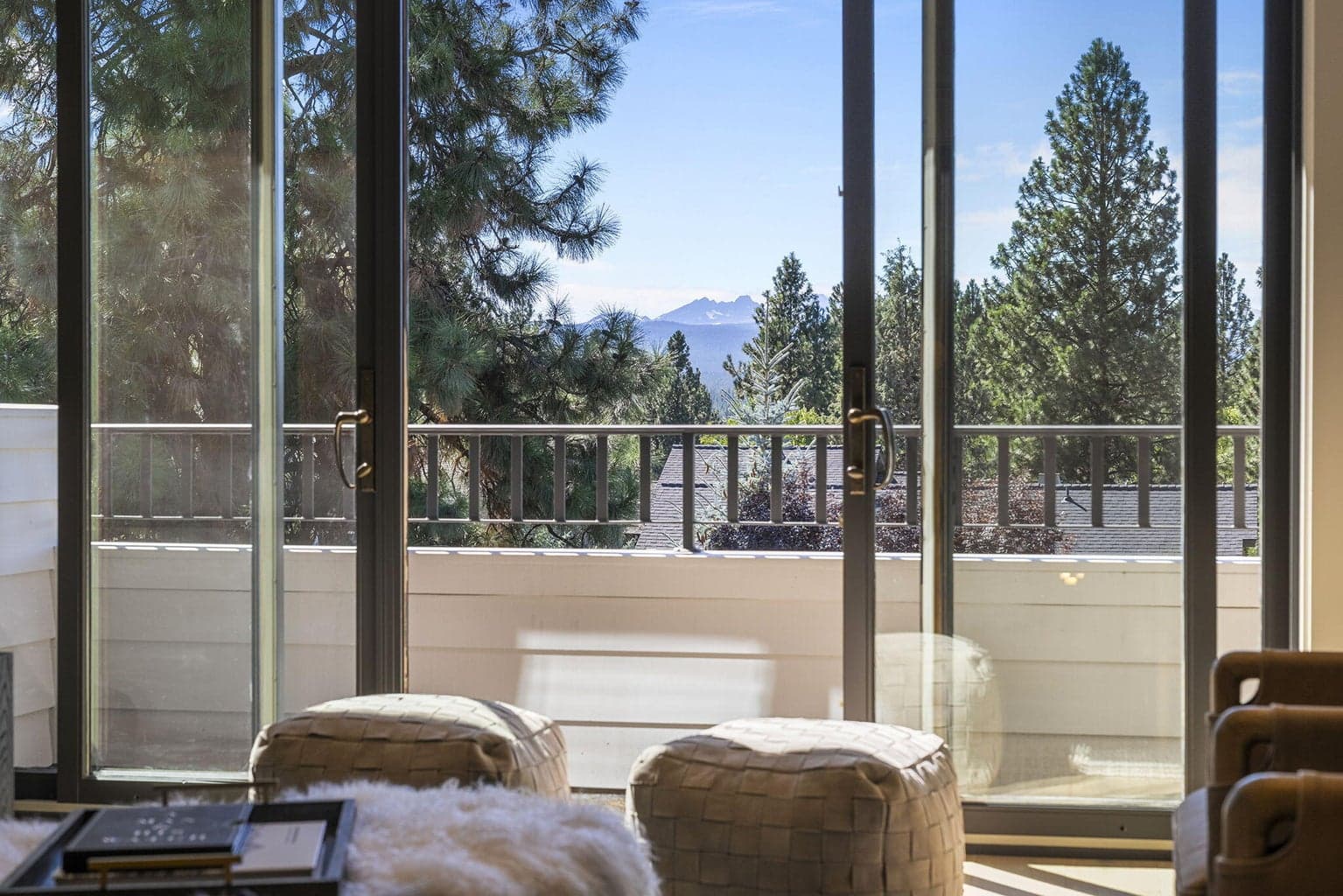 Mountain views from loft