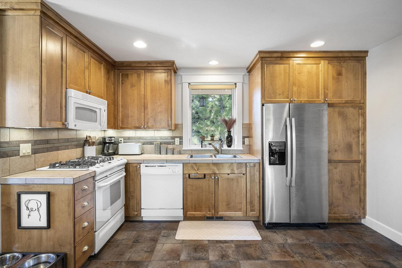 ADU kitchen area, fridge was purchased in 2024