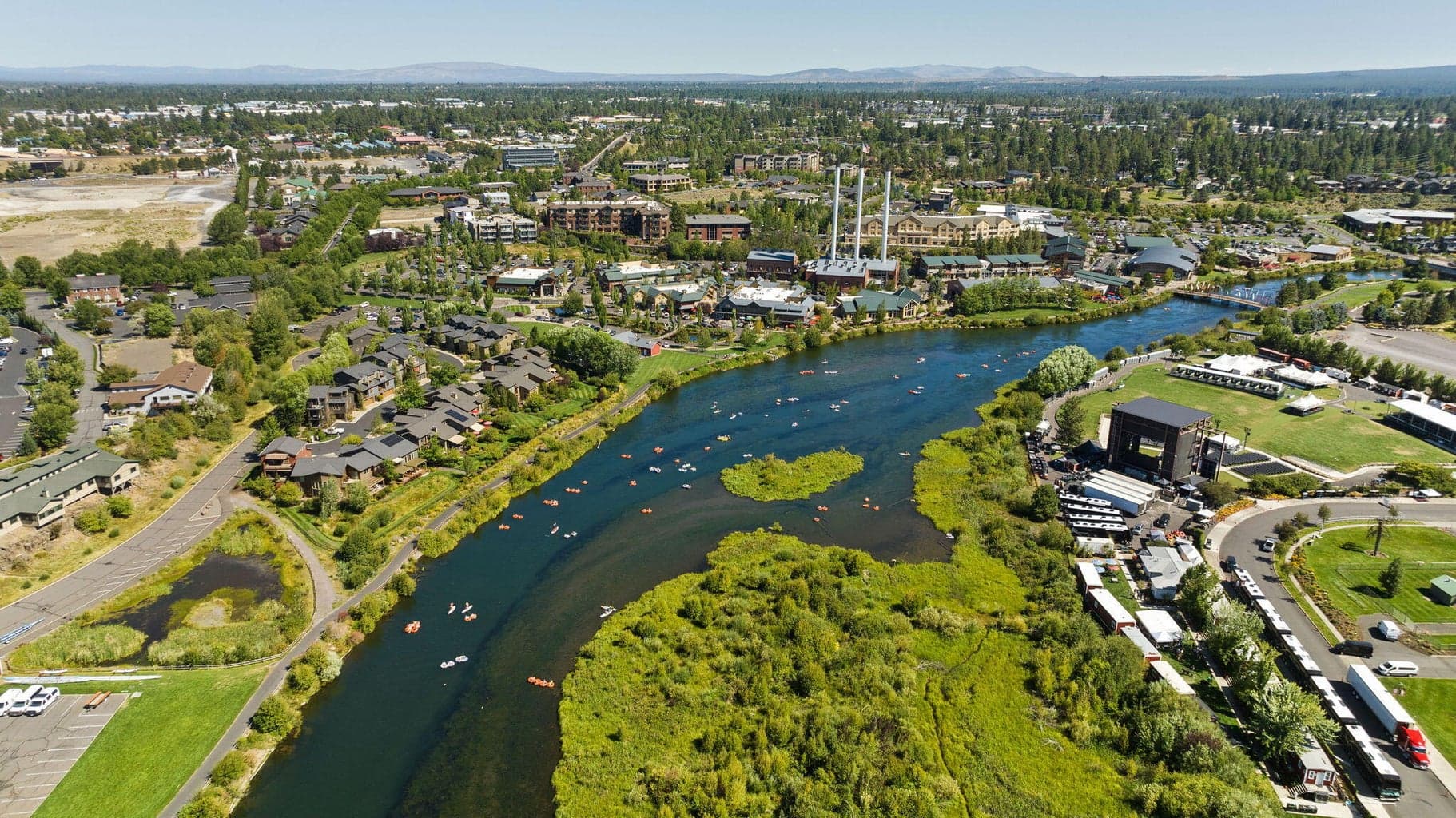 Walk out your door and float the river, enjoy fabulous summer concerts, and everything Bend has to offer.