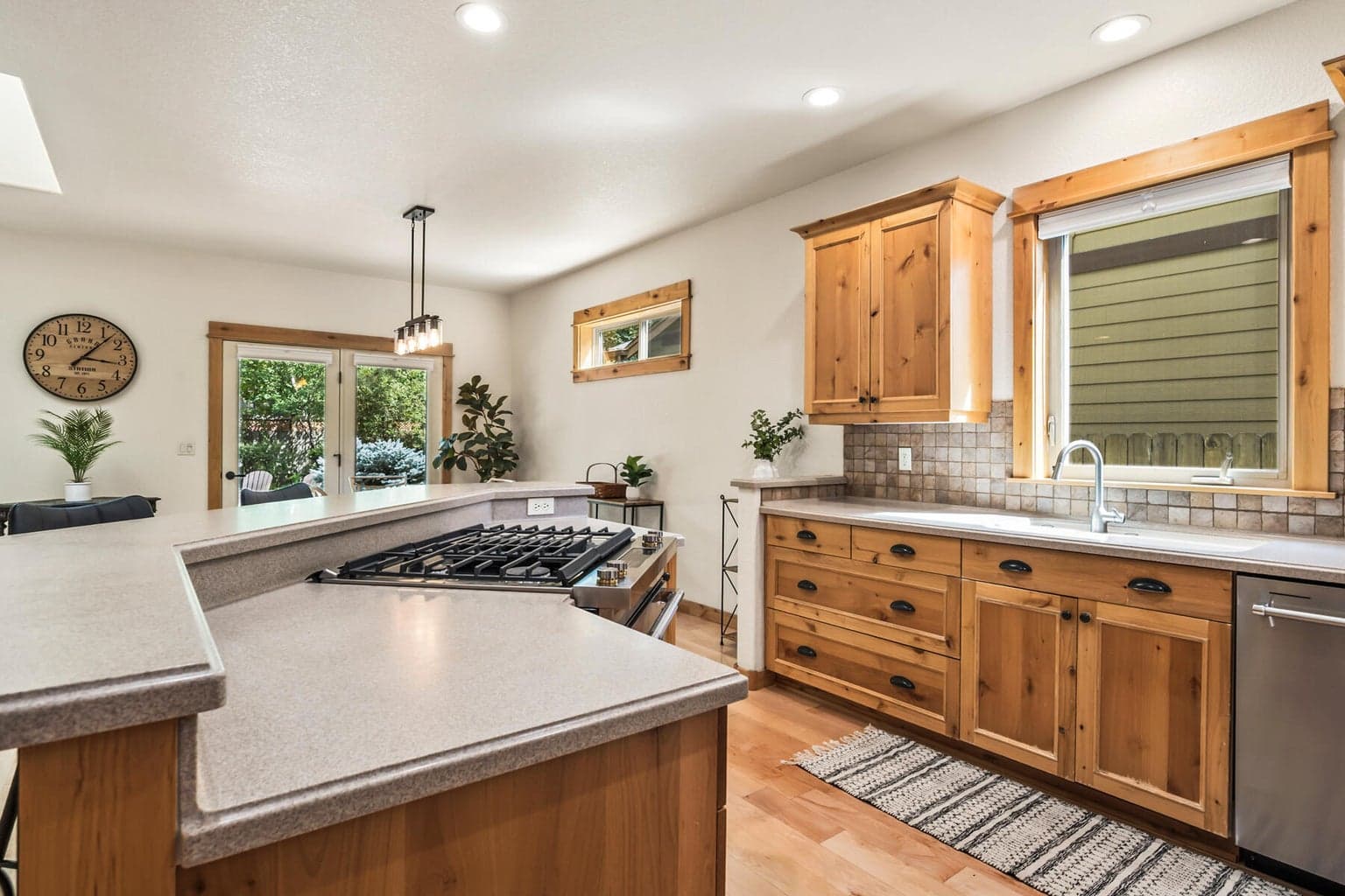 Knotty Alder cabinetry