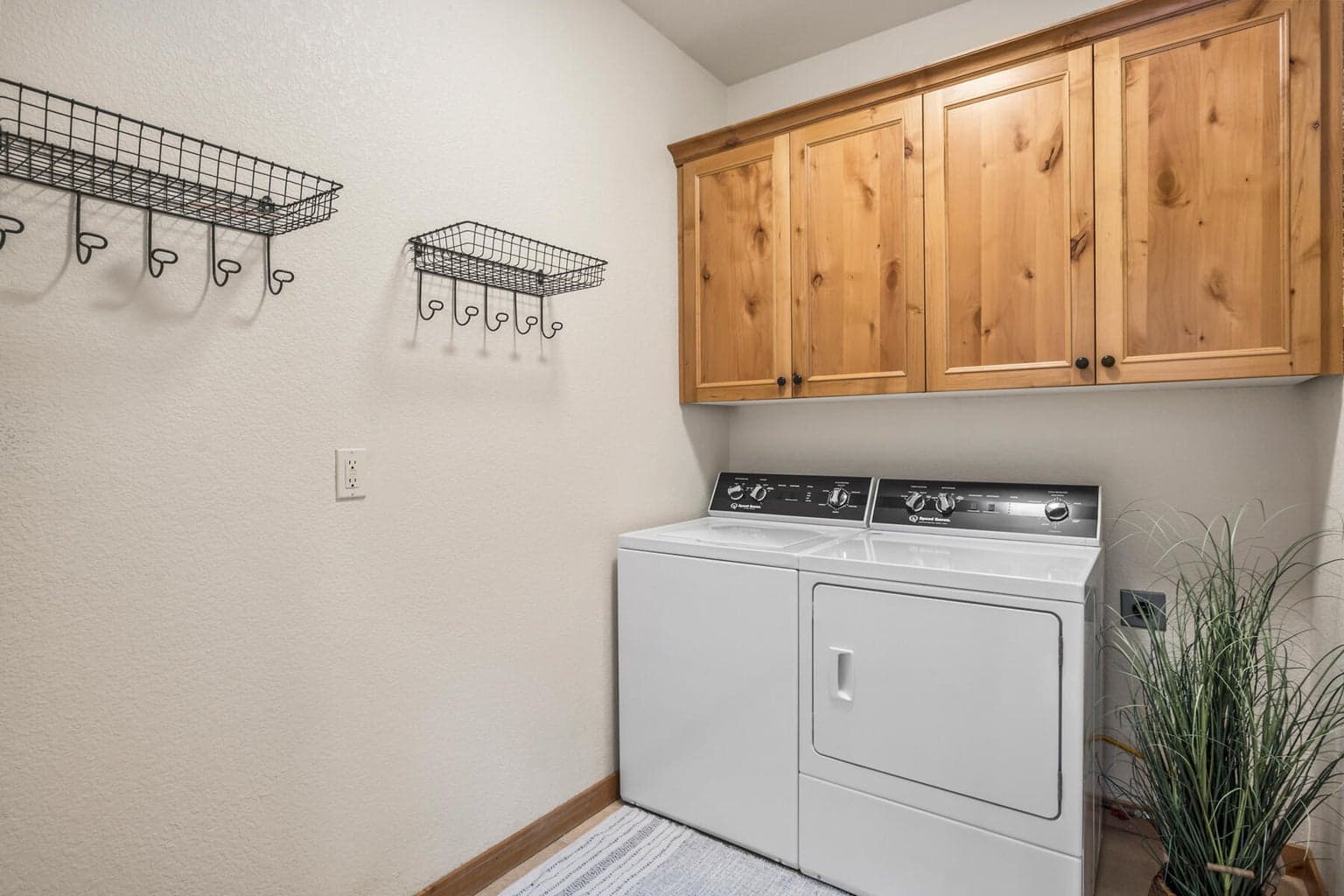 New washer and dryer included