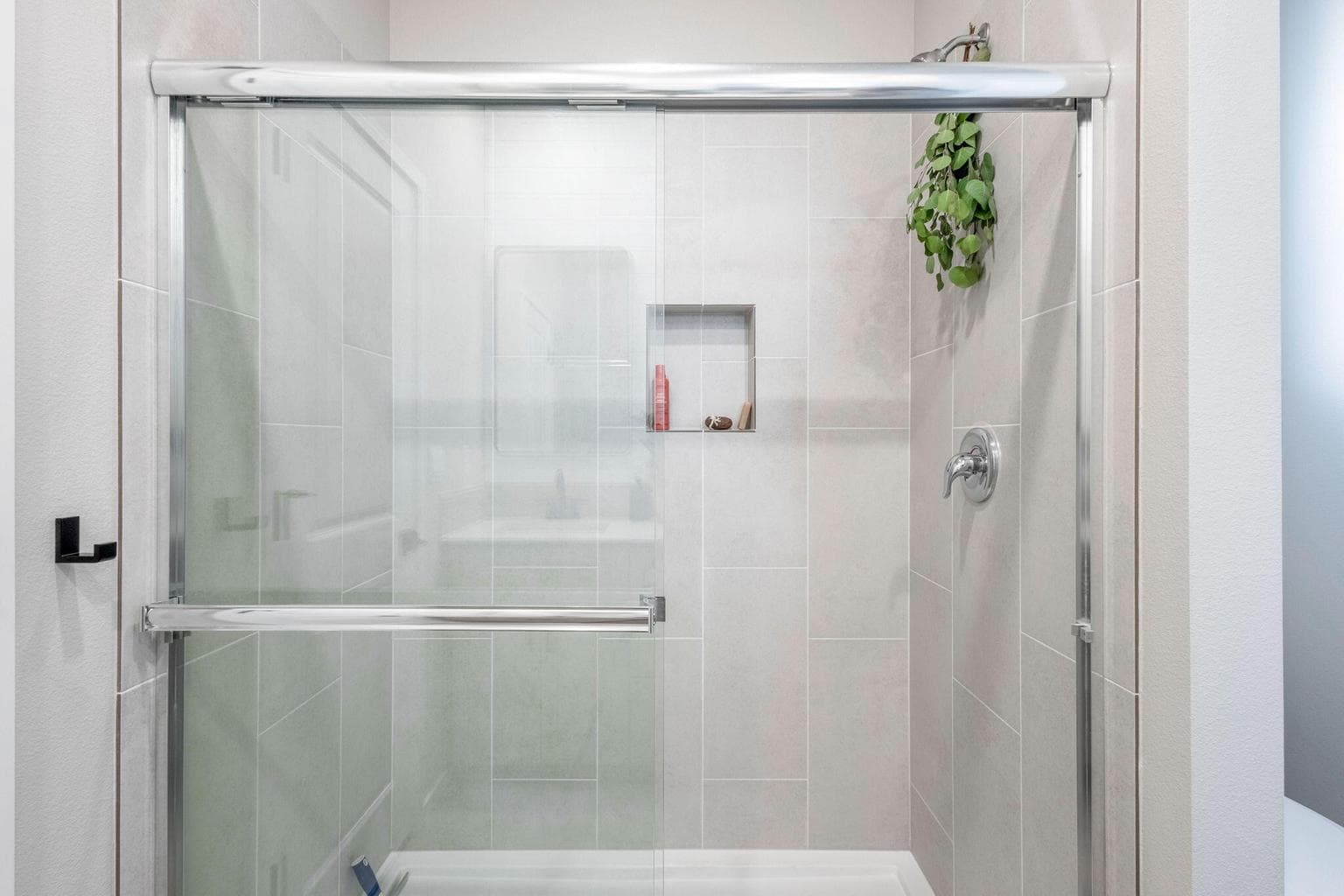 Tile surround.