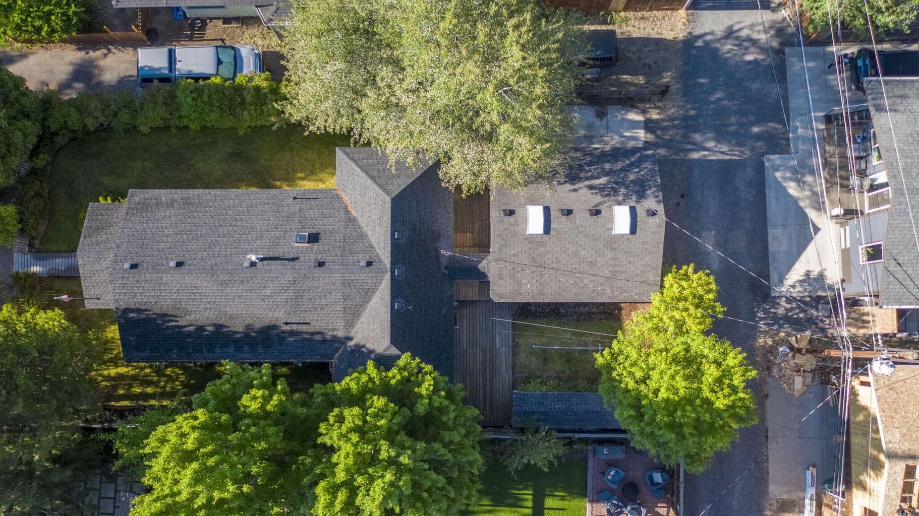 Property aerial view