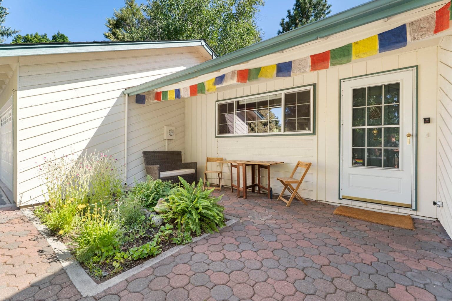 Welcoming front porch